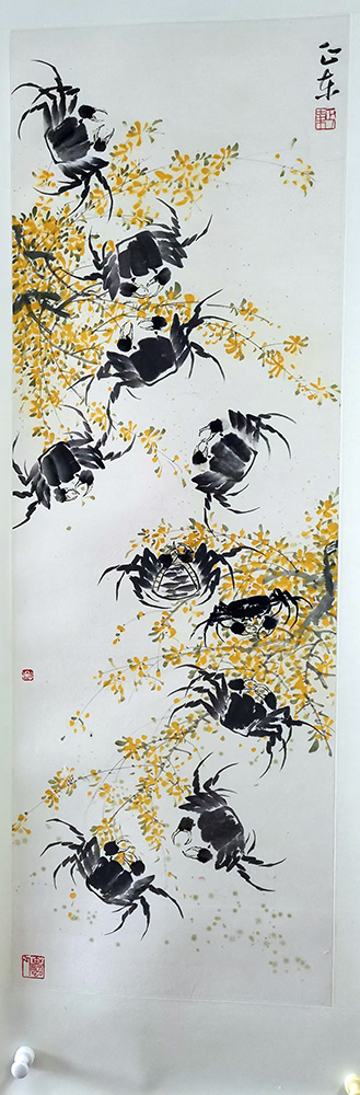 作者：施正东&nbsp;花鸟 &nbsp;￥：协商&nbsp;单击鼠标查看大图！