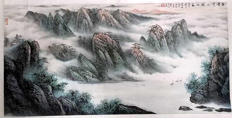 作者：方永庆&nbsp;山水&nbsp;￥：协商&nbsp;单击鼠标查看大图！