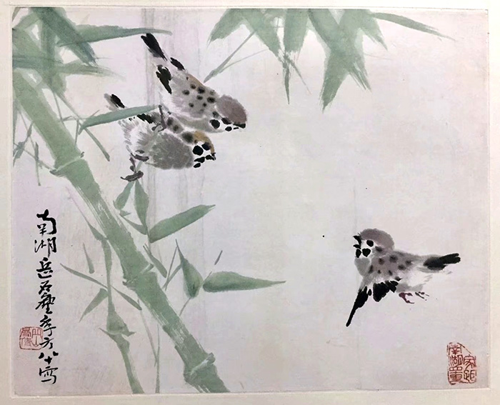 作者：岳石尘&nbsp;花鸟&nbsp;￥：协商&nbsp;单击鼠标查看大图！