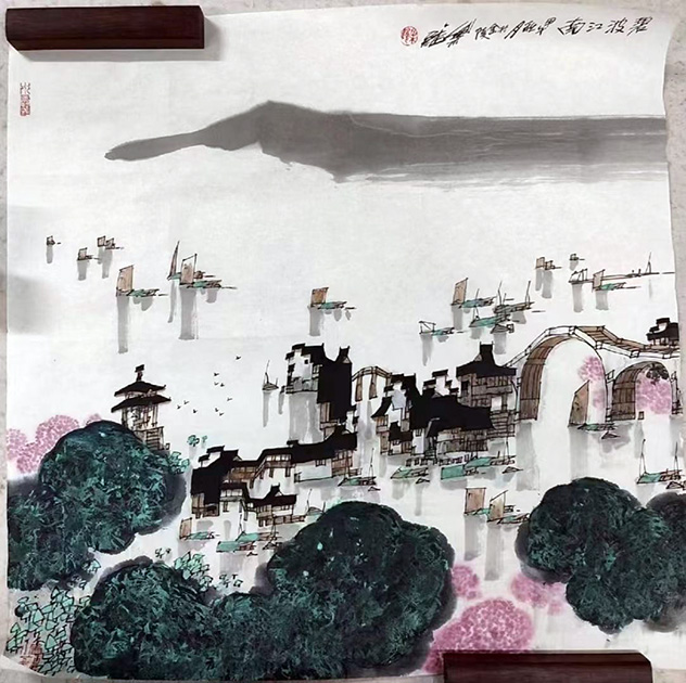 作者：叶维&nbsp;山水&nbsp;￥：协商&nbsp;单击鼠标查看大图！