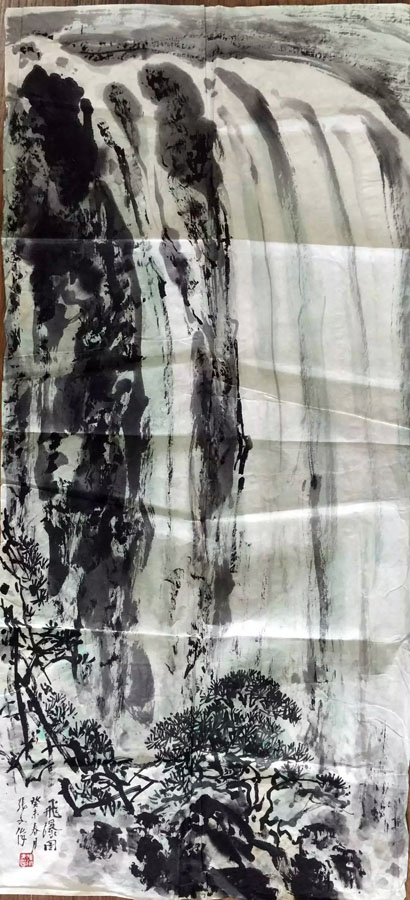 作者：张文俊&nbsp;山水&nbsp;￥：协商&nbsp;单击鼠标查看大图！