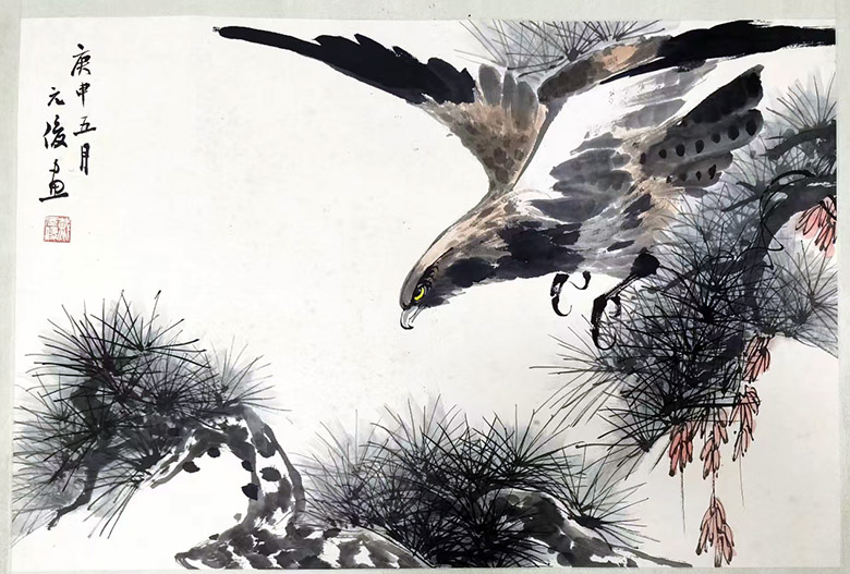 作者：戴元俊&nbsp;花鸟 &nbsp;￥：协商&nbsp;单击鼠标查看大图！