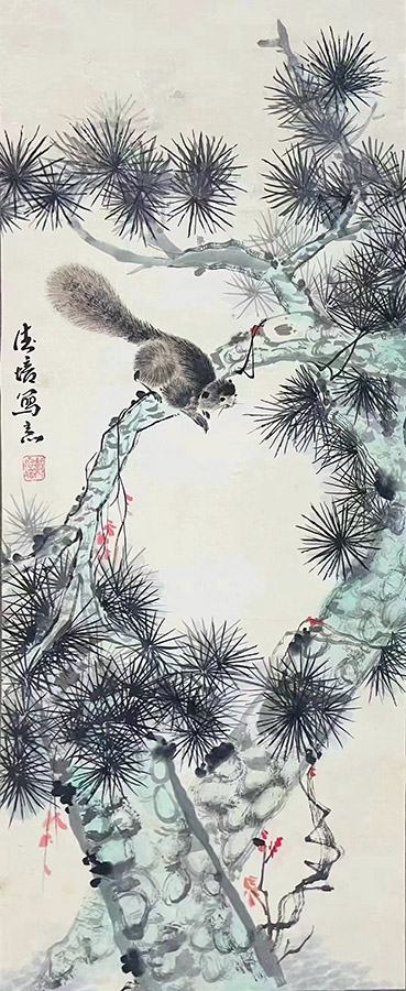 作者：戴德培&nbsp;花鸟&nbsp;￥：协商&nbsp;单击鼠标查看大图！