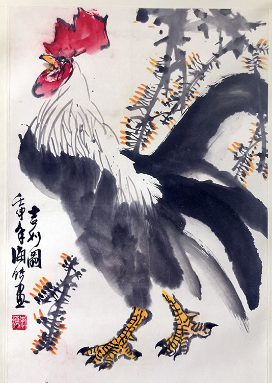 作者：李海陆&nbsp;花鸟&nbsp;￥：协商&nbsp;单击鼠标查看大图！