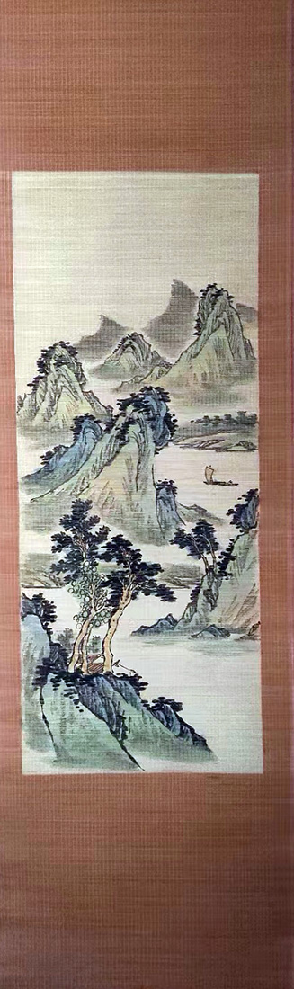 作者：竹帘画&nbsp;山水&nbsp;￥：协商&nbsp;单击鼠标查看大图！