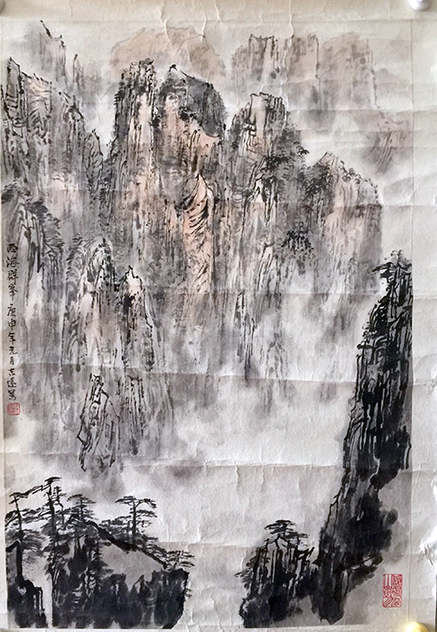 作者：金志远&nbsp;山水&nbsp;￥：协商&nbsp;单击鼠标查看大图！