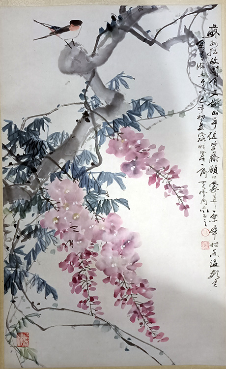 作者：徐源绍&nbsp;花鸟&nbsp;￥：协商&nbsp;单击鼠标查看大图！