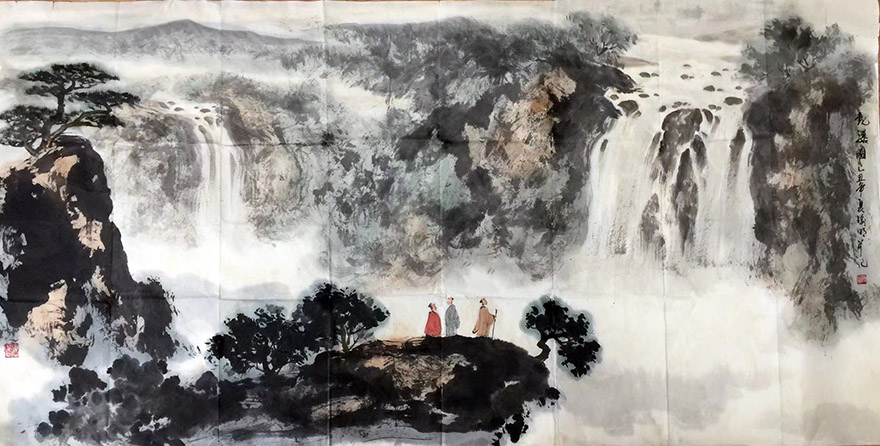 作者：傅瑜明&nbsp;山水&nbsp;￥：协商&nbsp;单击鼠标查看大图！