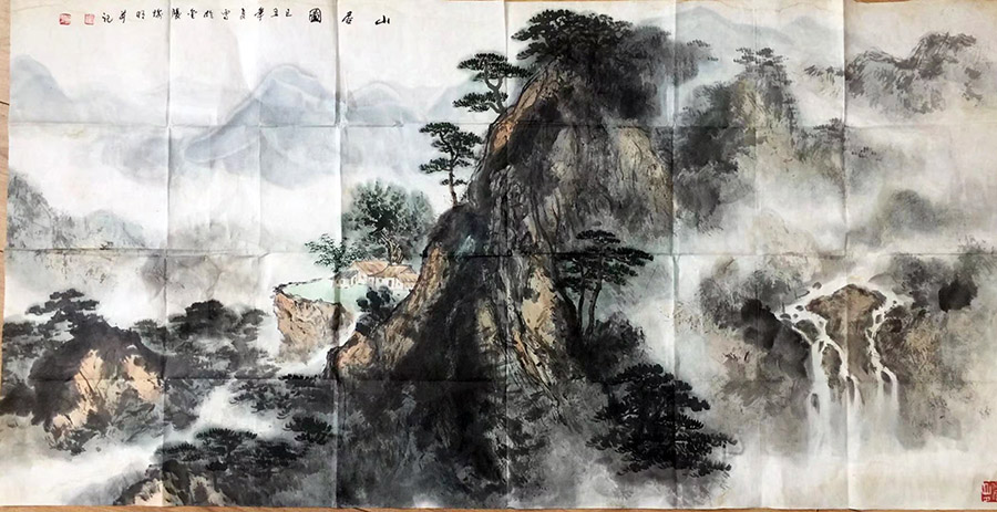 作者：傅瑜明&nbsp;山水&nbsp;￥：协商&nbsp;单击鼠标查看大图！