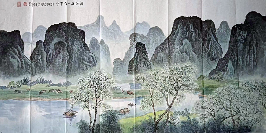 作者：华拓&nbsp;山水&nbsp;￥：协商&nbsp;单击鼠标查看大图！