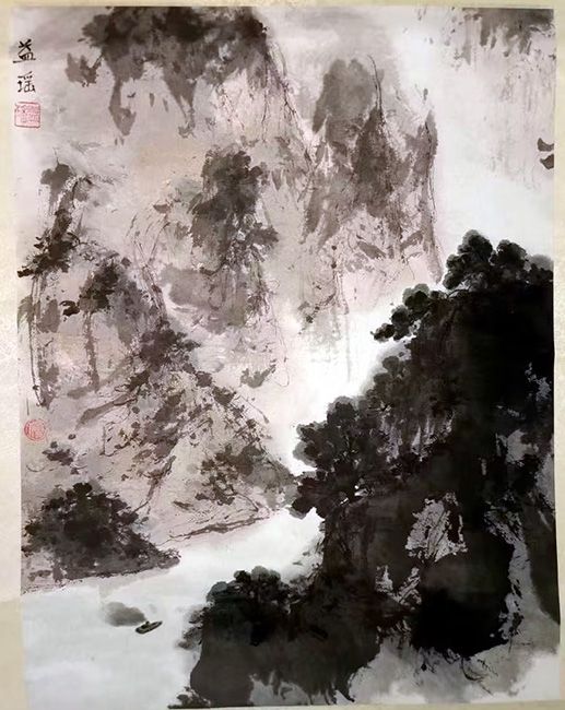 作者：傅益瑶&nbsp;山水&nbsp;￥：协商&nbsp;单击鼠标查看大图！