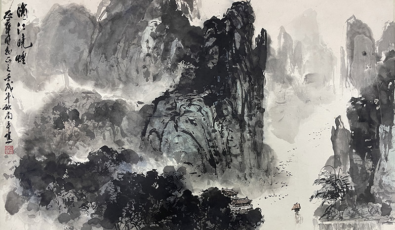 作者：周南平&nbsp;山水&nbsp;￥：协商&nbsp;单击鼠标查看大图！