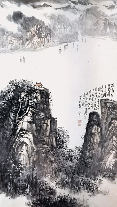 作者：卢星堂&nbsp;山水&nbsp;￥：协商&nbsp;单击鼠标查看大图！