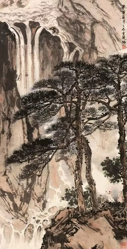 作者：傅二石&nbsp;山水&nbsp;￥：协商&nbsp;单击鼠标查看大图！