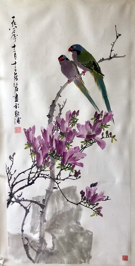 作者：詹仁左&nbsp;花鸟&nbsp;￥：协商&nbsp;单击鼠标查看大图！