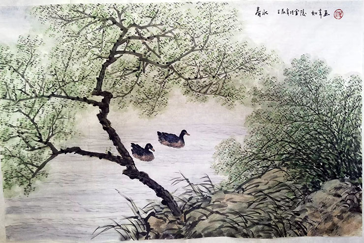 作者：汤知辛&nbsp;山水 &nbsp;￥：协商&nbsp;单击鼠标查看大图！