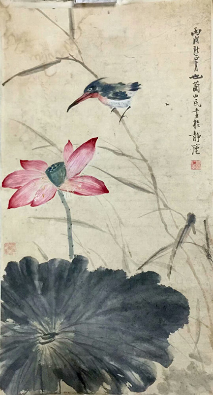 作者：胡国仁&nbsp;花鸟　荷&nbsp;￥：协商&nbsp;单击鼠标查看大图！