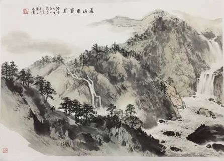 作者：傅二石&nbsp;山水&nbsp;￥：协商&nbsp;单击鼠标查看详细介绍！