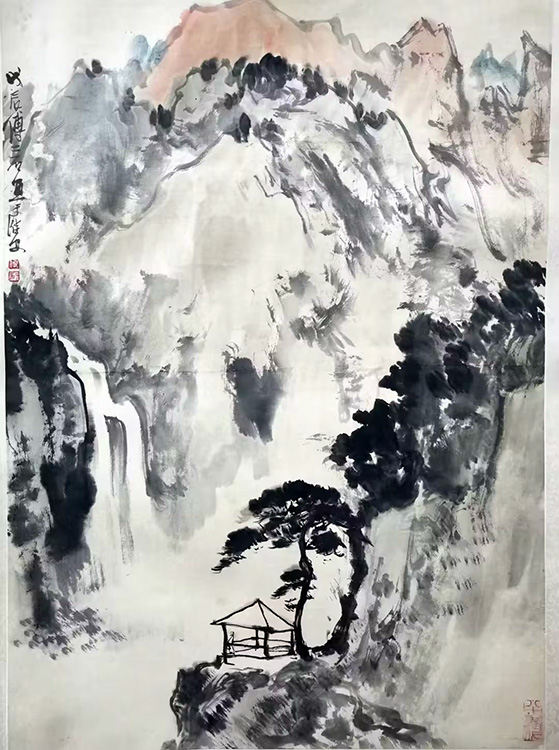 作者：傅二石&nbsp;山水&nbsp;￥：协商&nbsp;单击鼠标查看大图！