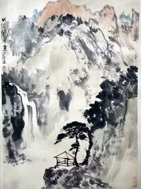 作者：傅二石&nbsp;山水&nbsp;￥：协商&nbsp;单击鼠标查看详细介绍！