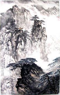作者：卢星堂&nbsp;《黄山雨霁》&nbsp;￥：协商&nbsp;单击鼠标查看详细介绍！