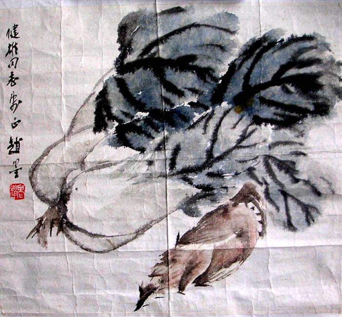 作者：赵良翰&nbsp;《白菜竹笋》&nbsp;￥：协商&nbsp;单击鼠标查看大图！