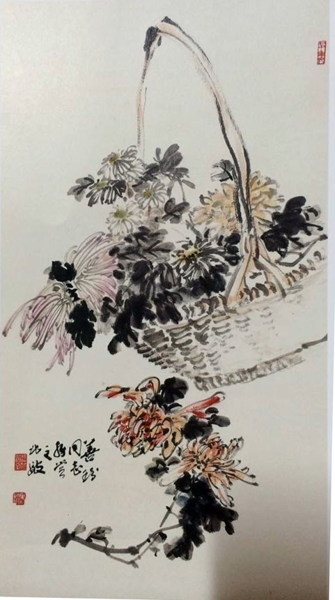 作者：赵良翰&nbsp;花鸟 《花蓝》&nbsp;￥：协商&nbsp;单击鼠标查看大图！