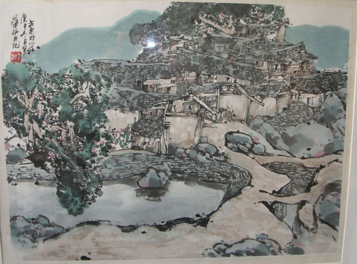 作者：华拓&nbsp;古老的山庄&nbsp;￥：协商&nbsp;单击鼠标查看大图！