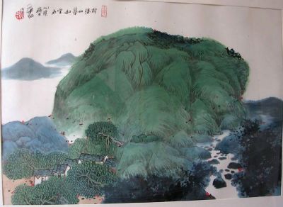 作者：华拓&nbsp;村后山翠如碧玉&nbsp;￥：协商&nbsp;单击鼠标查看详细介绍！