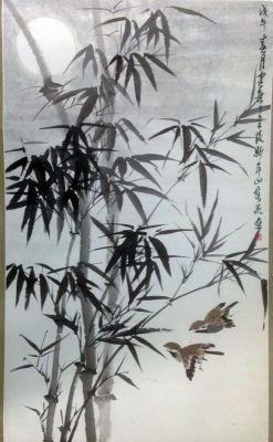 作者：杨建侯&nbsp;竹雀图&nbsp;￥：协商&nbsp;单击鼠标查看详细介绍！