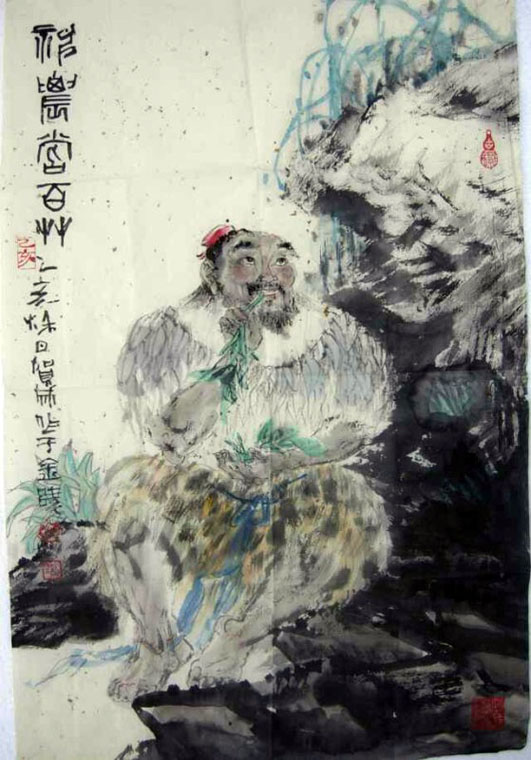 作者：贺成&nbsp;神農嘗百草&nbsp;￥：协商&nbsp;单击鼠标查看大图！