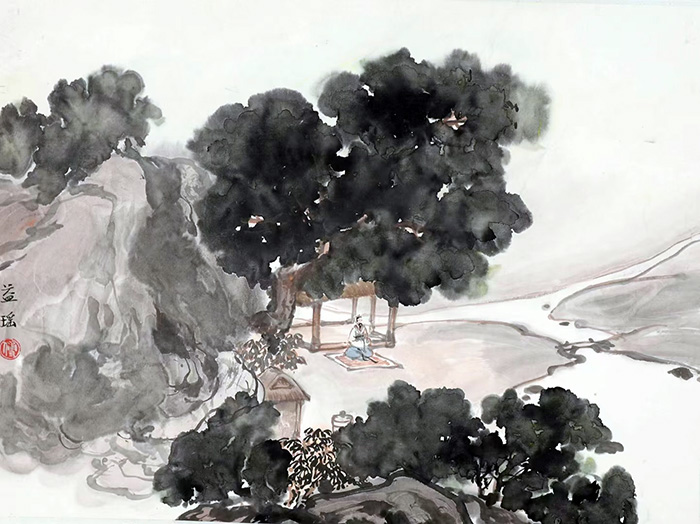 作者：傅益瑶&nbsp;山水 &nbsp;￥：协商&nbsp;单击鼠标查看大图！