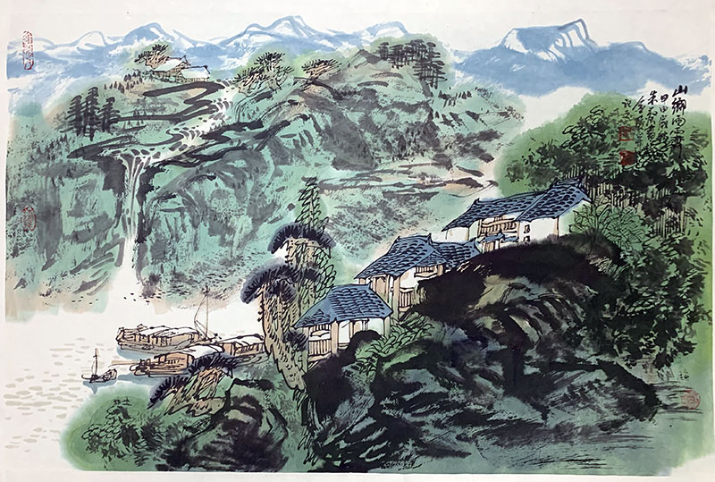 作者：朱葵&nbsp;山水 &nbsp;￥：协商&nbsp;单击鼠标查看大图！