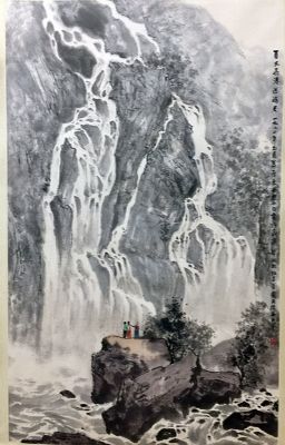 作者：华拓&nbsp;飞瀑图&nbsp;￥：协商&nbsp;单击鼠标查看详细介绍！