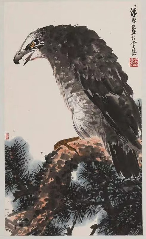 作者：徐纯原&nbsp;松鹰图&nbsp;￥：协商&nbsp;单击鼠标查看大图！