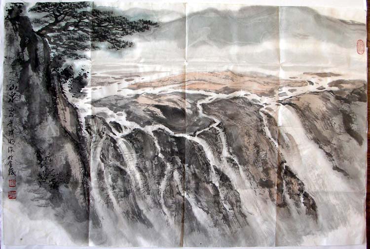 作者：傅瑜明&nbsp;山水 &nbsp;￥：协商&nbsp;单击鼠标查看大图！