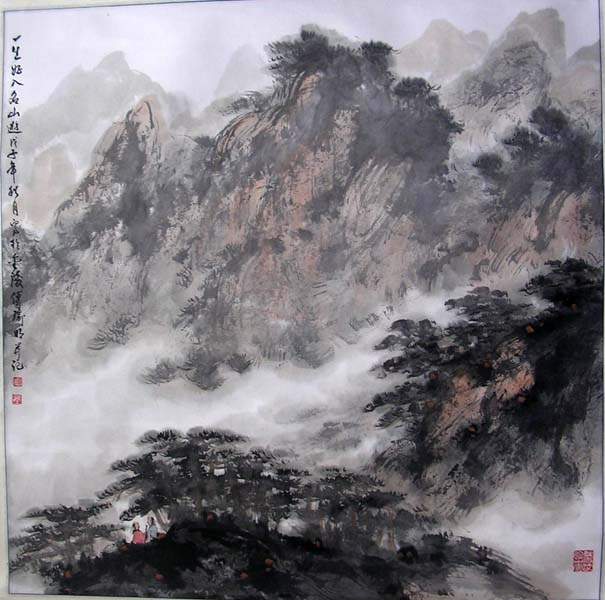 作者：傅瑜明&nbsp;山水 &nbsp;￥：协商&nbsp;单击鼠标查看大图！