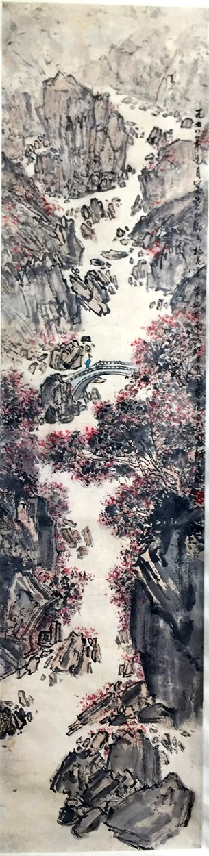 作者：华拓&nbsp;黄山桃花溪流&nbsp;￥：协商&nbsp;单击鼠标查看大图！