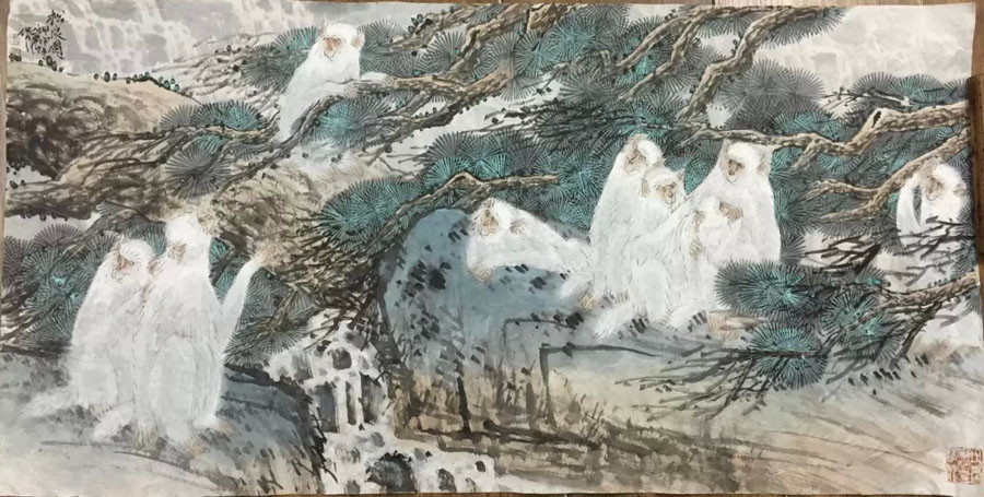 作者：徐培晨&nbsp;花鸟&nbsp;￥：协商&nbsp;单击鼠标查看大图！