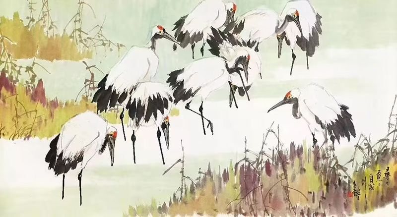 作者：张继馨&nbsp;花鸟&nbsp;￥：协商&nbsp;单击鼠标查看大图！