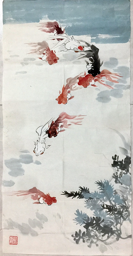 作者：沈彬如&nbsp;花鸟&nbsp;￥：协商&nbsp;单击鼠标查看大图！