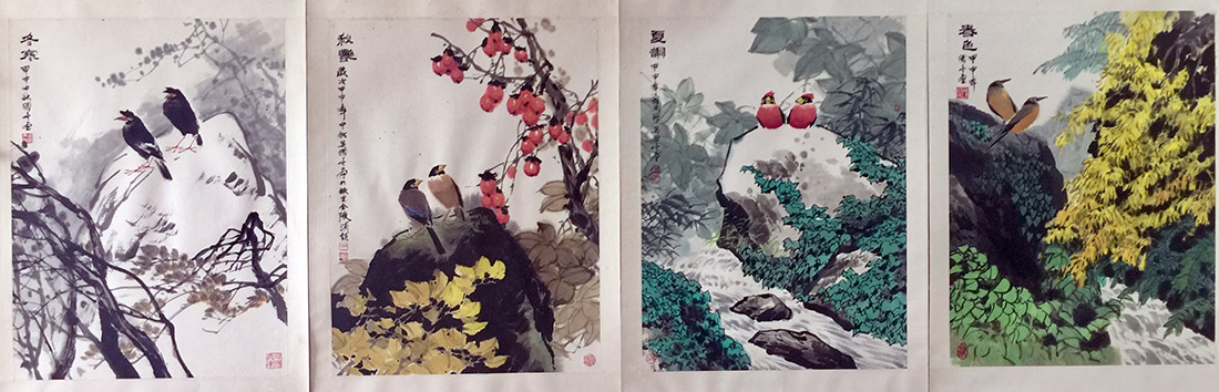 作者：吴国亭&nbsp;花鸟&nbsp;￥：协商&nbsp;单击鼠标查看大图！