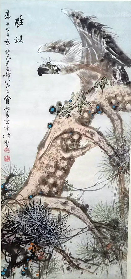 作者：俞飞安&nbsp;花鸟　　&nbsp;￥：协商&nbsp;单击鼠标查看大图！