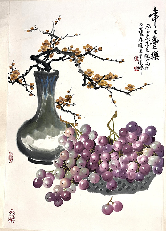 作者：董良观&nbsp;花鸟 &nbsp;￥：协商&nbsp;单击鼠标查看大图！