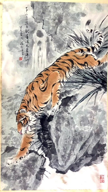 作者：郑福生&nbsp;花鸟&nbsp;￥：协商&nbsp;单击鼠标查看大图！