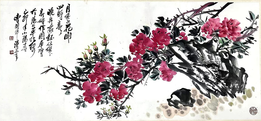 作者：曹用平&nbsp;花鸟&nbsp;￥：协商&nbsp;单击鼠标查看大图！