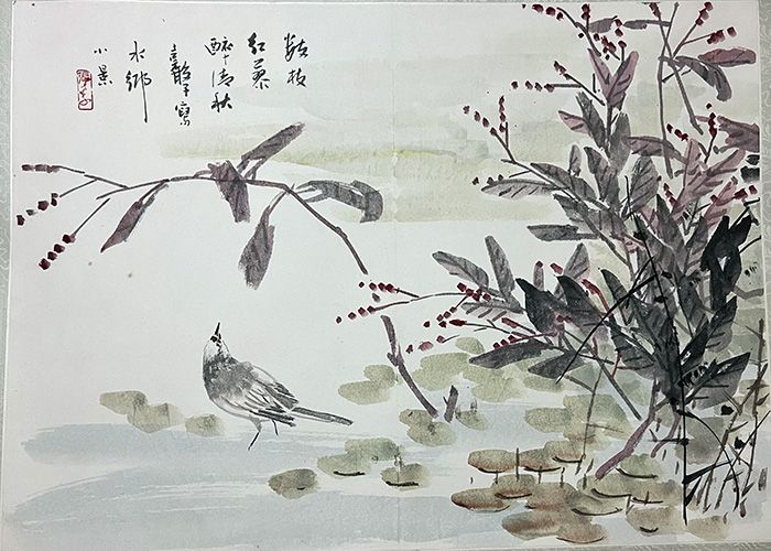 作者：张继馨&nbsp;花鸟&nbsp;￥：协商&nbsp;单击鼠标查看大图！