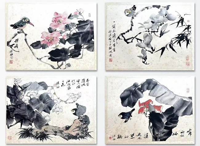 作者：徐源绍&nbsp;花鸟&nbsp;￥：协商&nbsp;单击鼠标查看大图！