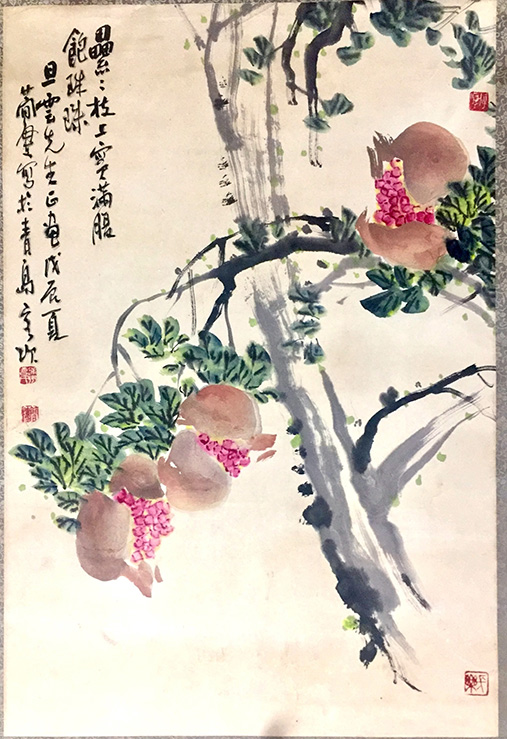 作者：曹简楼&nbsp;花鸟&nbsp;￥：协商&nbsp;单击鼠标查看大图！