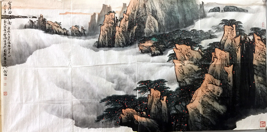 作者：秦剑铭&nbsp;山水&nbsp;￥：协商&nbsp;单击鼠标查看大图！